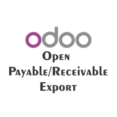 Open Payables/Receivables Export module