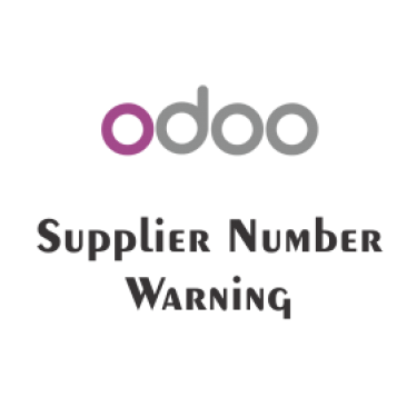 Supplier Number Warning